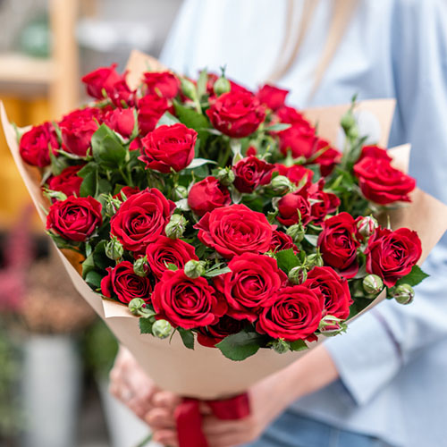 گل رز مینیاتوری خوشه ای